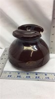 F13)VINTAGE HEAVY CERAMIC TELEPHONE POLE INSULATOR