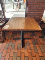 33½ x 33½ square table