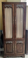French Country Wood Entertainment Cabinet