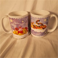 2 - Winnie Piglet and Tigger Coffee Cups