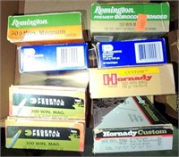 7 Partial Boxes of .300 Win Mag Ammo to inclu