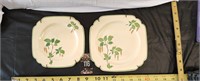 2 Wall hanging plates nells