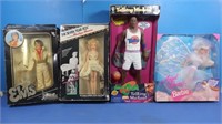 Collector Dolls in Boxes-Barbie, Space Jam,