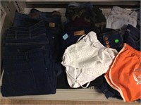 Assorted jeans, shorts and more.