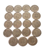 19-Kennedy Clad Half Dollars 1971-1978