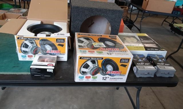 Subwoofers, Subwoofer Enclosure Kit, Cable