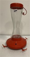 Glass Hummingbird Feeder (NO SHIPPING)(10"L)