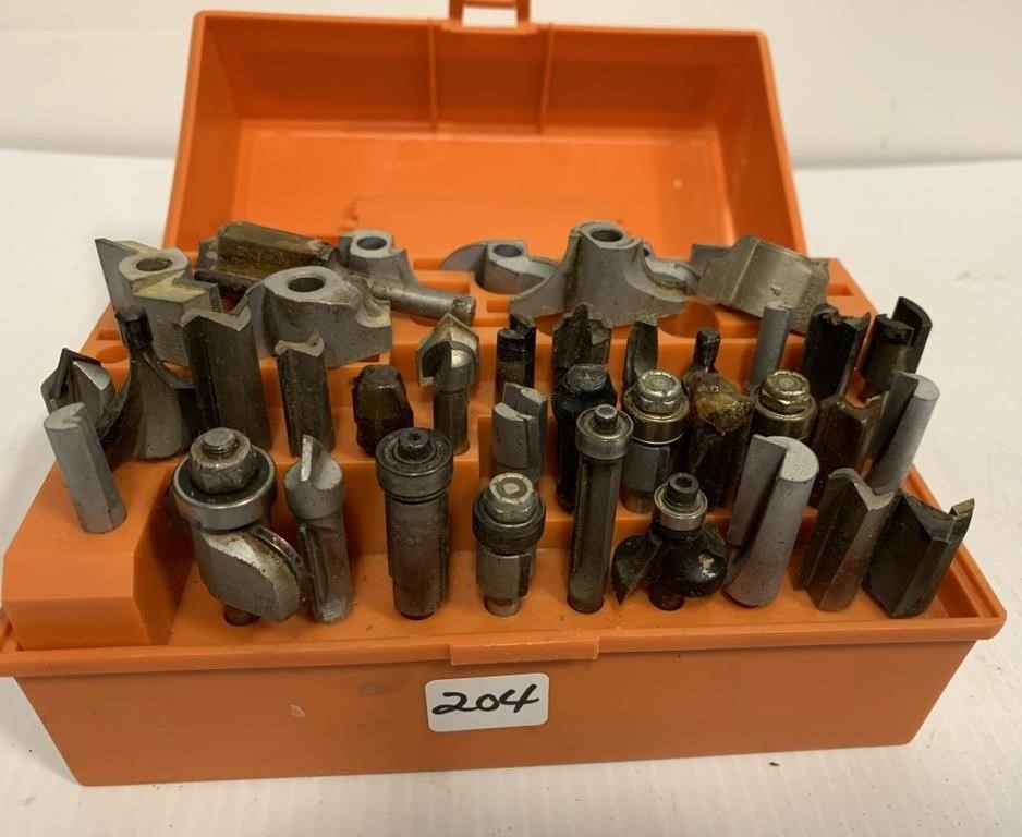 Large Assortment of Router Bits