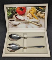 Retired Mikasa Estasi Stainless Salad Set