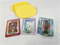Taco Bell Digimon Lot of 3 Metal Promo Cards