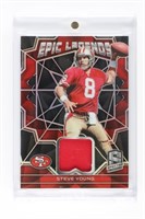 #84/99 STEVE YOUNG FOOTBALL PATCH CARD