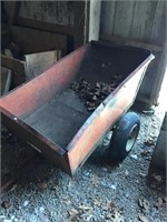 Yard Cart 45x28 Rusted And Bent