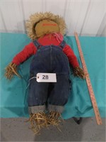 Burlap Head Scarecrow Decoration