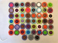 53 Various Foreign, Cruise Casino Chips