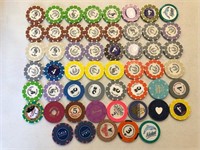 53 Various Foreign, Cruise Casino Chips