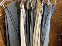 GROUP OF 7 PAIR MENS DRESS PANTS 44 IN WAIST BY PA