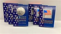 EMPTY-(6) US Quarters/US Stamps Silver Edition