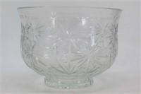 Avitra Pattern Crystal Cut Glass Bowl
