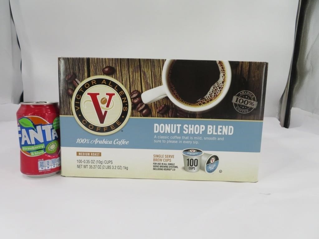 100 cups de café keurig Donut Shop Blend