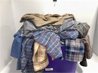 (23) MENS FLANNEL SHIRTS - MOST SIZE XL