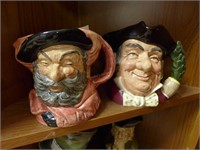 Two Royal Doulton Toby mugs - Falstaff & Mine