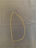 Necklace Marked 14K Italy 585 Aurea 8.8g (18"