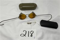 Vintage Welsh round sunglasses and antique