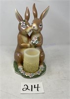 Bunnies candleholder
