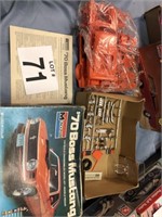 Unbuilt 1970 Boss Mustang Model Kit