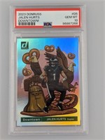 2023 Donruss Downtown Jalen Hurts D5 PSA 10