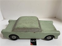 Handmade Wood Car with Rubber Wheels