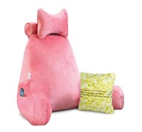 Vekkia Reading and Bed Rest Pillow in Pink