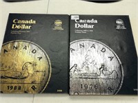 (2) Canadian Dollar Books (17 Coins)