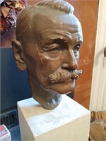 Bust of Thomas T. Eckert on Marble Base - Chief