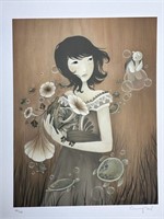 Amy Sol "Music of the Turtle" Giclee 59/100 Seal