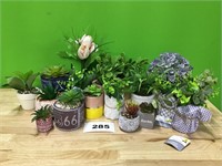 Fake Plants of all Sizes lot of 18