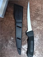 12" Fillet Knife & Sheath, New