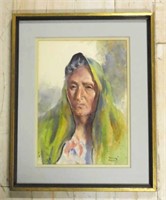 R. M. Froman Signed Watercolor.