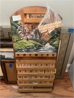 WOODEN CALENDAR