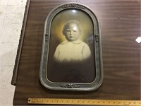 FRAMED PICTURE OF YOUNG GIRL