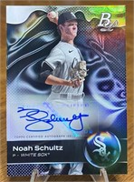 Noah Schultz 2023 Bowman Platinum Auto