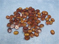 Amber Colored Cabochons