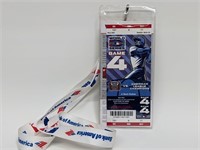 2006 World Series Game 4 Ticket And Lanyard