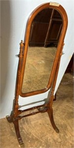 Late 20th Century Victorian Style Cheval Mirror