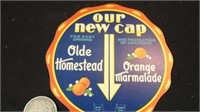 1938 Olde Homestead Orange Marmalade Trade Card