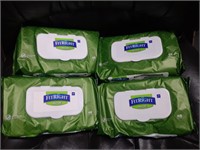 4pk of adult baby wipes