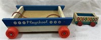 Lot Of 2 Vintage Toys Playskool Fisher Price