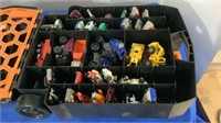 Large Assortment HotWheels in Carry Case