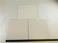 3pcs 14x14 framed blank canvases