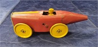 (1) Vintage Wind-Up Metal Toy Car